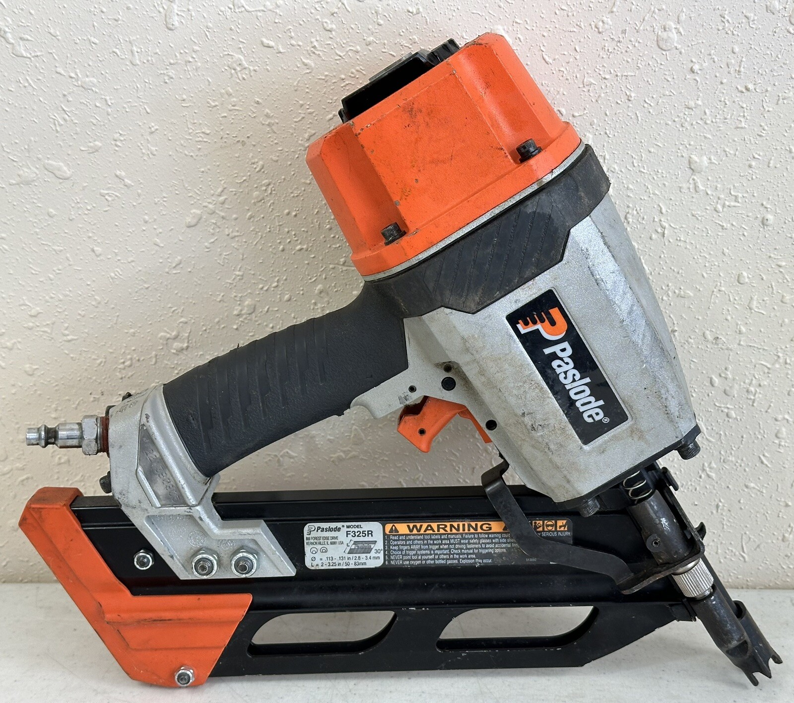 Paslode F325R Pneumatic Framing Nailer INSTITUTO TECNOLÓGICO DE CHINÁ