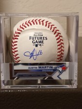 AUSTIN MARTIN-Blue Jays Signed 2021 All-Star Futures Games Baseball (JSA COA)