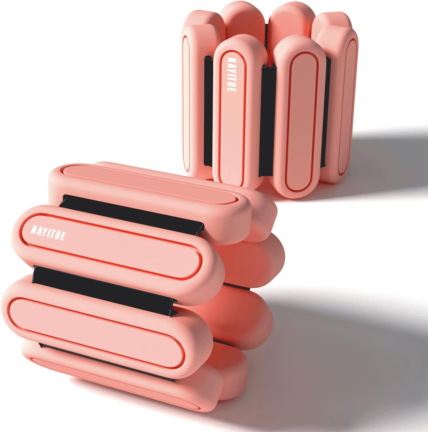 Adjustable 2 Lbs Silicone Ankle Weights for Women - Home Gym & Exercise