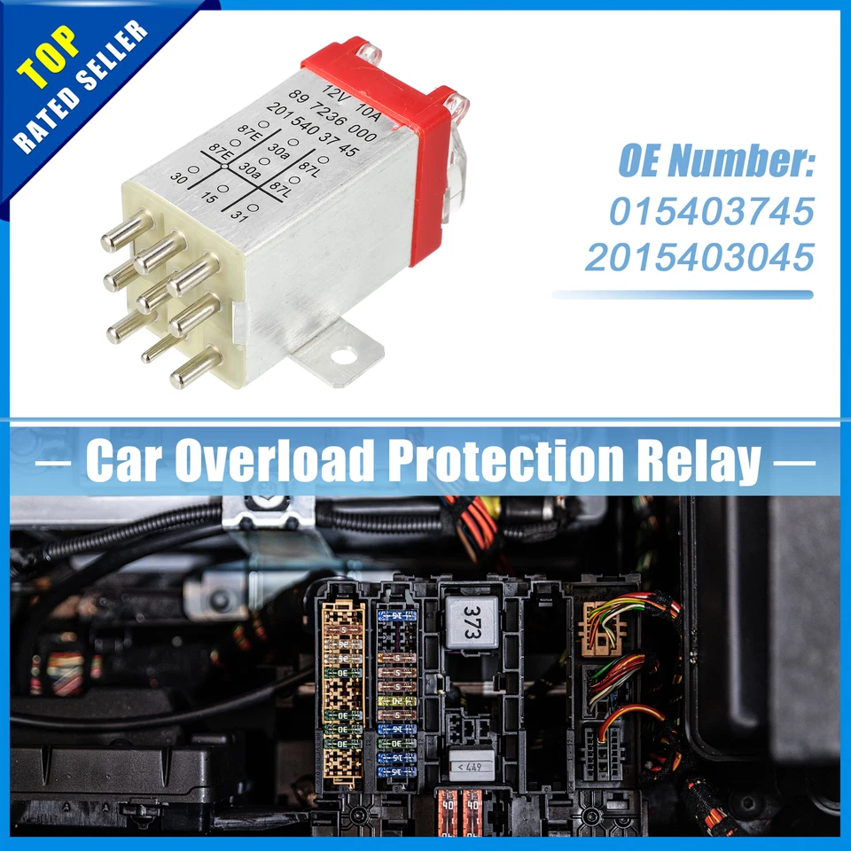 Pack of 1 for Mercedes-Benz C180 1994-2000 Car Overload Protection Relay - Image 2 of 4
