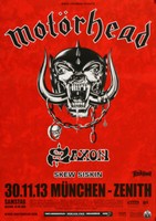MotöRhead - End Of Time , MüNchen 2013 | Konzertplakat | Poster