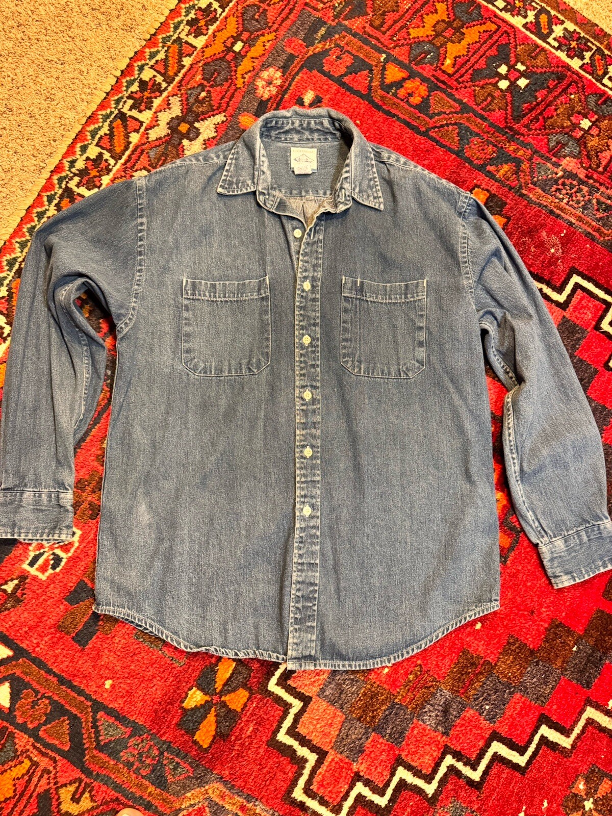 Cambridge Classics Denim Button Up - image 1