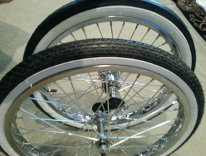 bicycle rims and tires