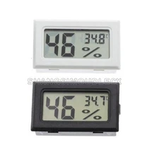 Digital LCD Thermometer Hygrometer Humidity Indoor Temperature Meter Black/White