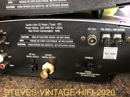 AUDIO INNOVATIONS ALTO CT-1 CD/TUNER WORKING + DEAD AM-1 AMPLIFIER + REMOTE L@@K - Picture 12 of 17