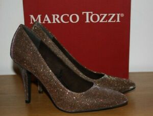 Marco Tozzi Womens Metallic Bronze 