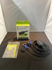 IOGear GCS22U 2-Port USB KVM Switch Two Computers One Monitor