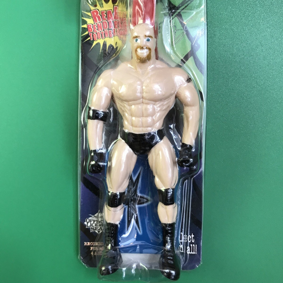 Vintage World Championship Wrestling Figure Toothbrush WCW