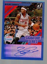 2019-20 Donruss Signature Series #SS-RDV Ricky Davis 