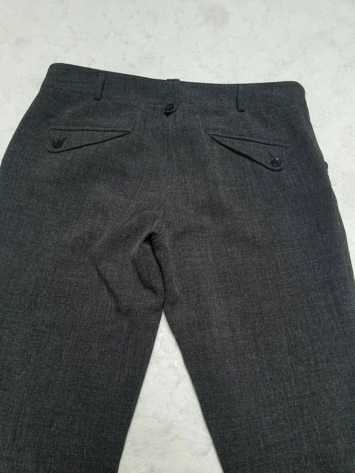 Pantalones Cortos Largos de Golf Lija para Mujer Cremallera Frontal Tiro Medio Bolsillos Traseros Texturizados Talla 10 Gris Foto 2 de 4