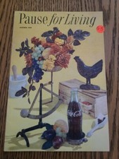 Vintage Coca Cola Fall 1959 "Pause For Living" Magazine, Great Condition - G5