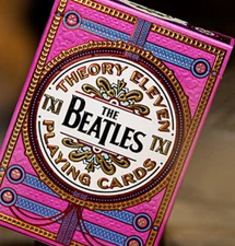 The Beatles (Pink) Playing Cards Deck by theory11