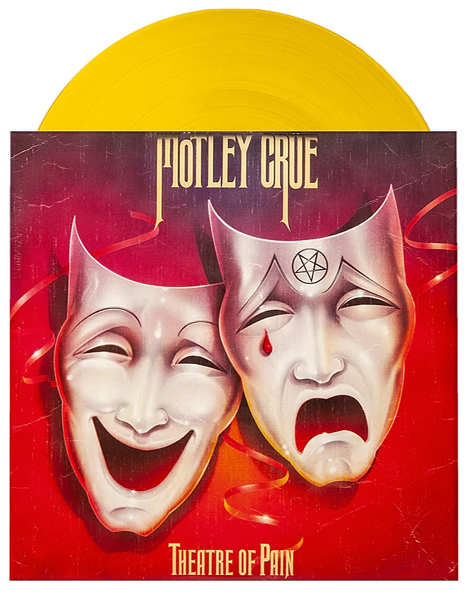 シアター・オブ・ペイン Motley Crue Theatre of Pain Ltd Edition YELLOW Vinyl Limited LP 1