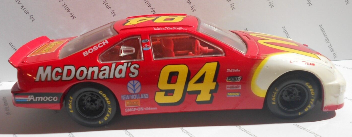 Bill Elliott 94 McDonald's Ford NASCAR Racing Champions 1995