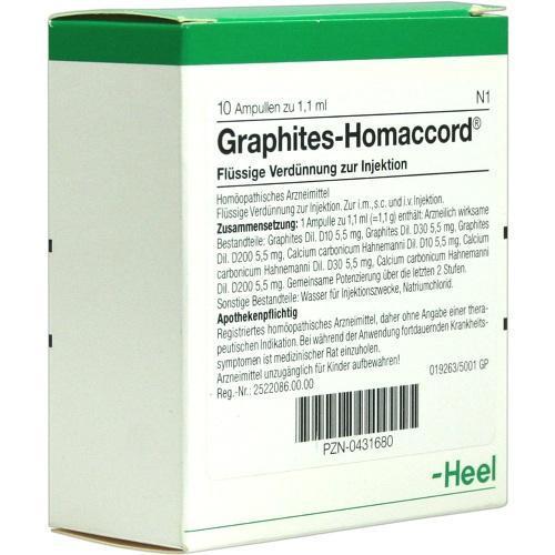 GRAPHITES HOMACCORD 10St Ampullen PZN:431680