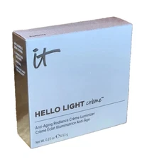 IT Hello Light Creme Anti-Aging Luminizer Radiance 0.23 oz  New In Box