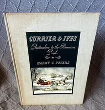 Currier and Ives Printmakers To American Harry Peters Art Book, 192 Plates, 1942