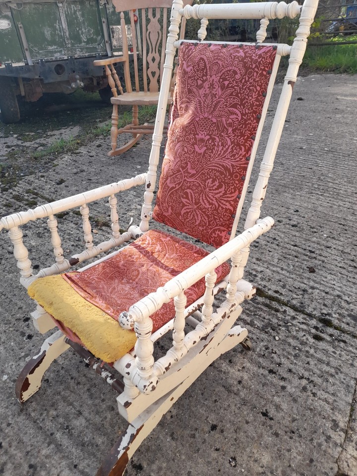 Victorian American Style Rocking Chair eBay