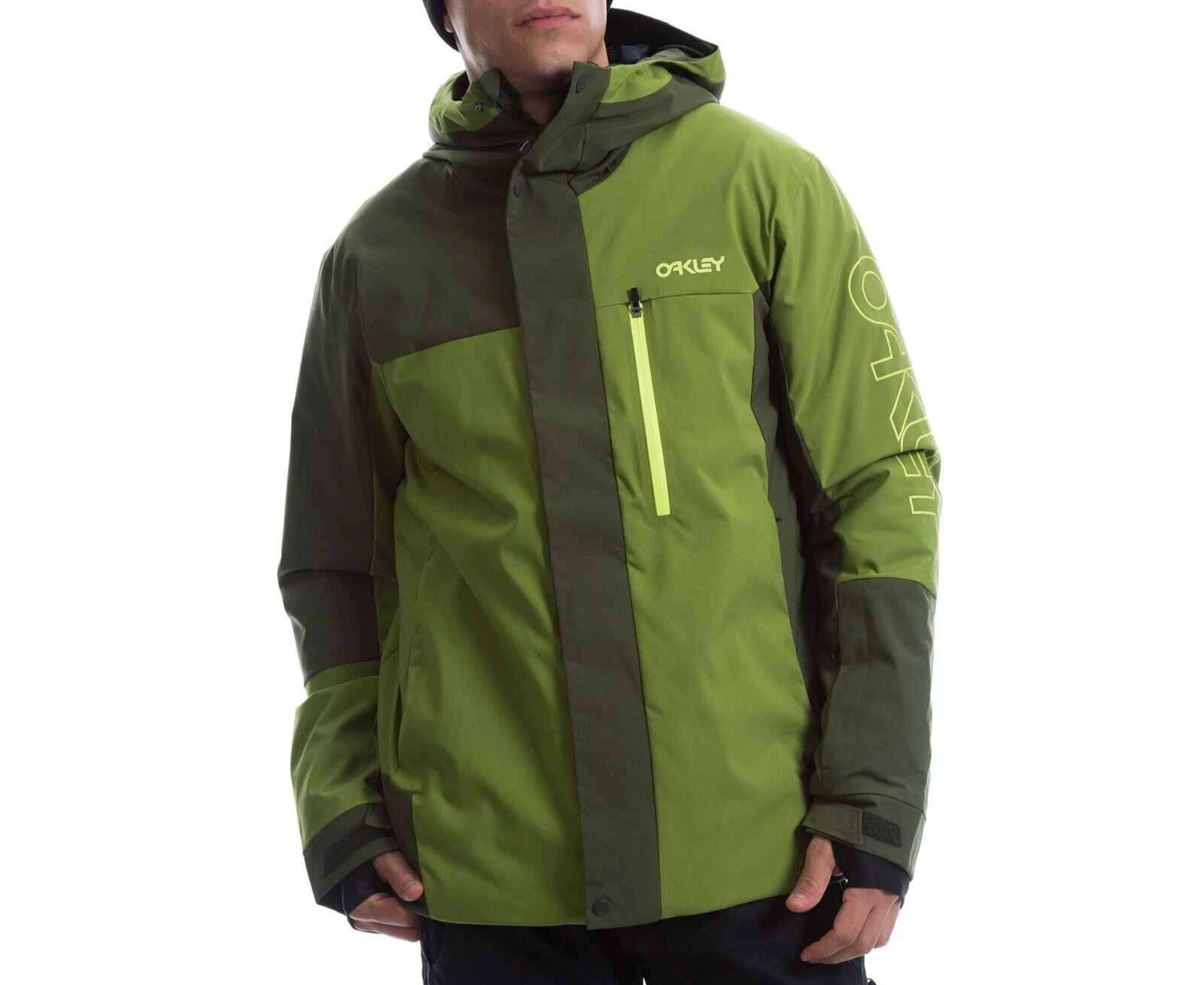 OAKLEY Men's TNP TBT Insulated Snow Jacket - New Dark Brush/Fern - Large - NWT