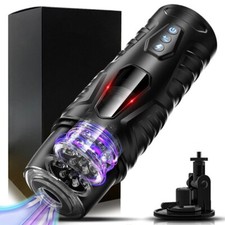 Male Masturbaters Automatic HandsFree Rotating Cup Thrusting Stroker Men Sex Toy