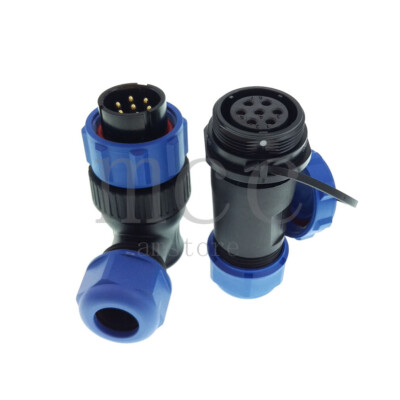 WEIPU SP21 IP68 Waterproof 7pin Docking,LED Power Cable Connector Plug Socket