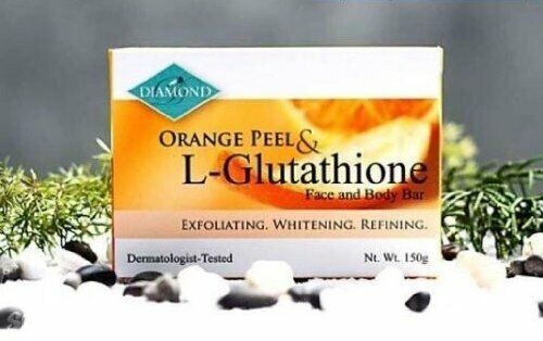 Diamond Orange Peel & L-Glutathione Face & Body Bar Diamond Orange Peel & L-Glutathione Face & Body Bar
