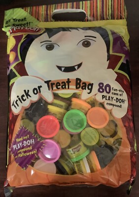 Play-Doh Halloween Trick or Treat Bag, 80 Fun-size cans | eBay