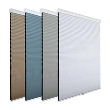Homebox Cordless 100% Blackout Cellular Shades for Home,Shades for Indoor Win...