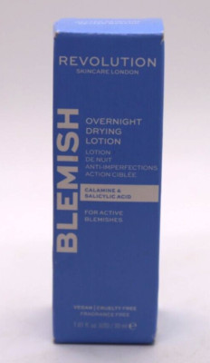 REVOLUTION Skincare Salicylic Acid & Calamine Anti Blemish Overnight Lotion