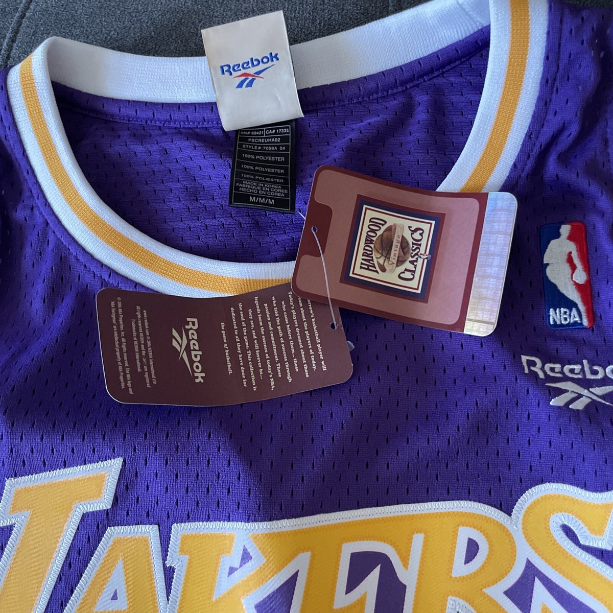 Los Angeles Lakers Kareem Abdul-Jabbar Hardwood Classic Jersey