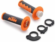 Ktm Closed Lock On Hand Grip Set Black Handlebar Grip Compatible 1999 2016