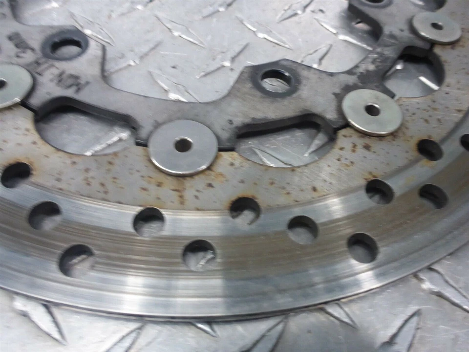 Par de discos de rotores de freno delanteros Hyosung GV650 GV 650 07 Foto 3 de 4