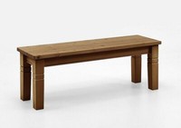Massivholz Sitzbank 130Cm Kiefer Gelaugt GeöLt KüChenbank Bettbank Holz Bank