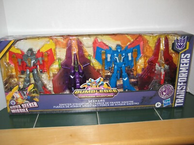 Transformers BumbleBee Cyberverse Adventures Seekers Set Nova Seeker Missile NEW