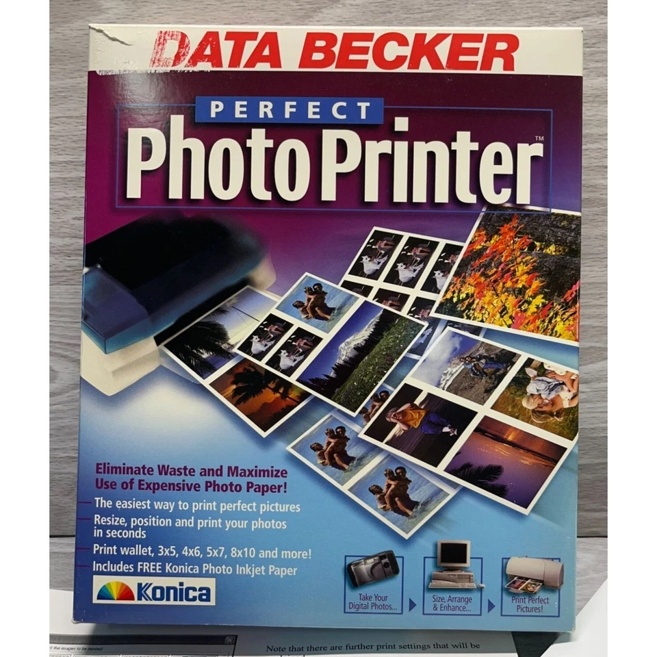 Perfect Photo Printer Data Becker Vintage Windows 95 CD Software - Image 2 of 4
