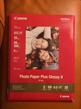 Canon Photo Paper Plus Glossy II 8.5in x 11in 20 Sheets 2311B001 