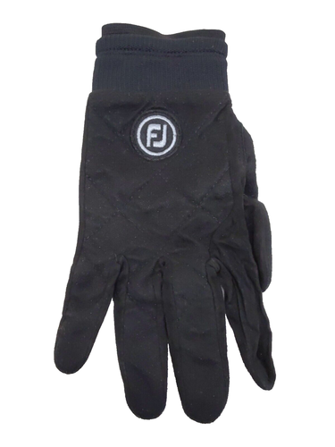 NEW FOOTJOY L Glove WinterSof Black Quilted Right Hand Only Golf Mens - 第 1/3 張圖片