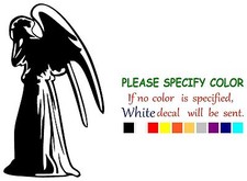Doctor Who Weeping Angel Decal Sticker JDM Funny Vinyl Car Truck Window 12"