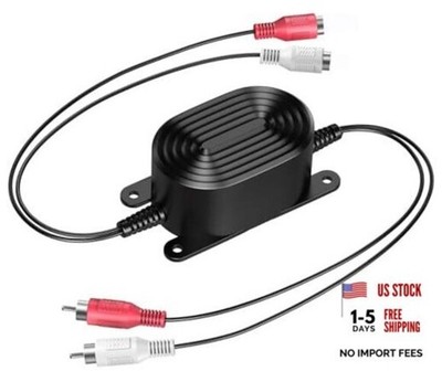 Ground Loop Isolator RCA, Noise Filter for Car Audio Systems,Car Stereo Noise