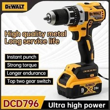 Dewalt DCD796 Cordless Brushless Drill 2000RPM Impact Driver Power Tool