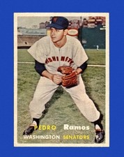 Nr.Mt.++++ to Mint 1957 Pedro Ramos Topps Baseball Card#326/Washington Senators
