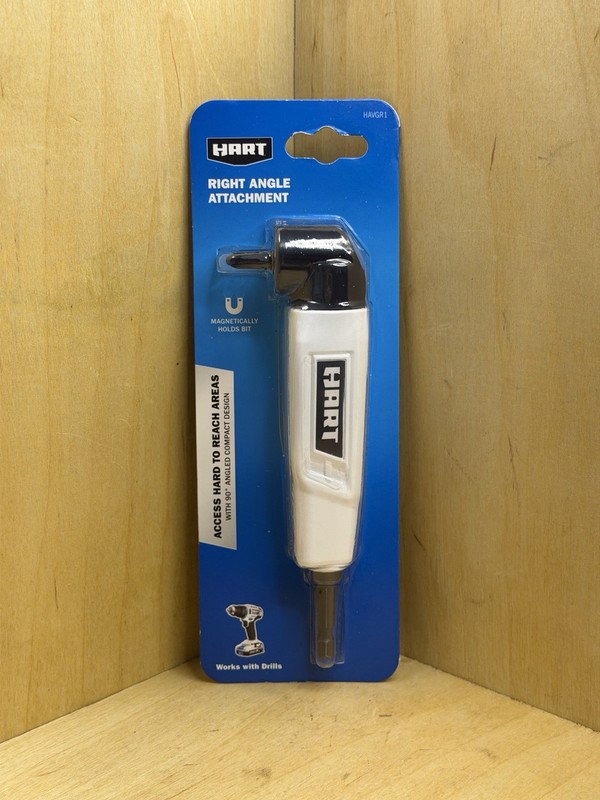 HART Magnetic Hex Shank Right Angle Drill Attachment HAVGR1 (NEW)
