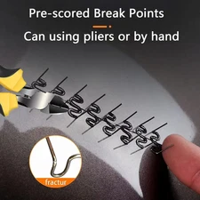 1000PCS Plastic Welder Staples, Newly Upgraded Extra Large Wave Plastic Welding