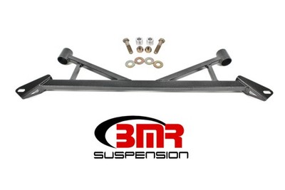 BMR Front 4-Point Subframe Chassis Brace-Blk Hammertone Fits 15-17 S550 Mustang