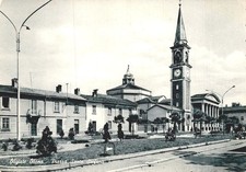 ea1132 cartolina olgiate olona,piazza santo stefano,provincia di varese