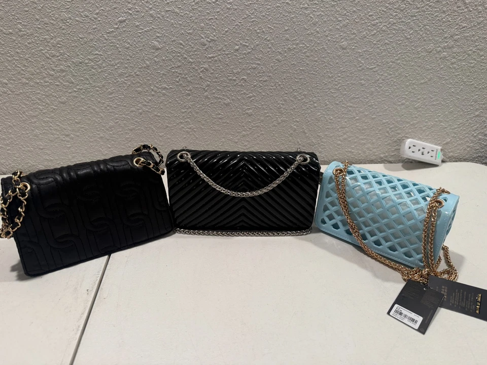 Lote de 3 bolsos bandolera Forever 21 pequeños de gelatina para mujer Foto 3 de 4
