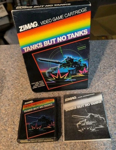 Atari 2600 7800+ Tanks But No Tanks  Complete In Box CIB Tested