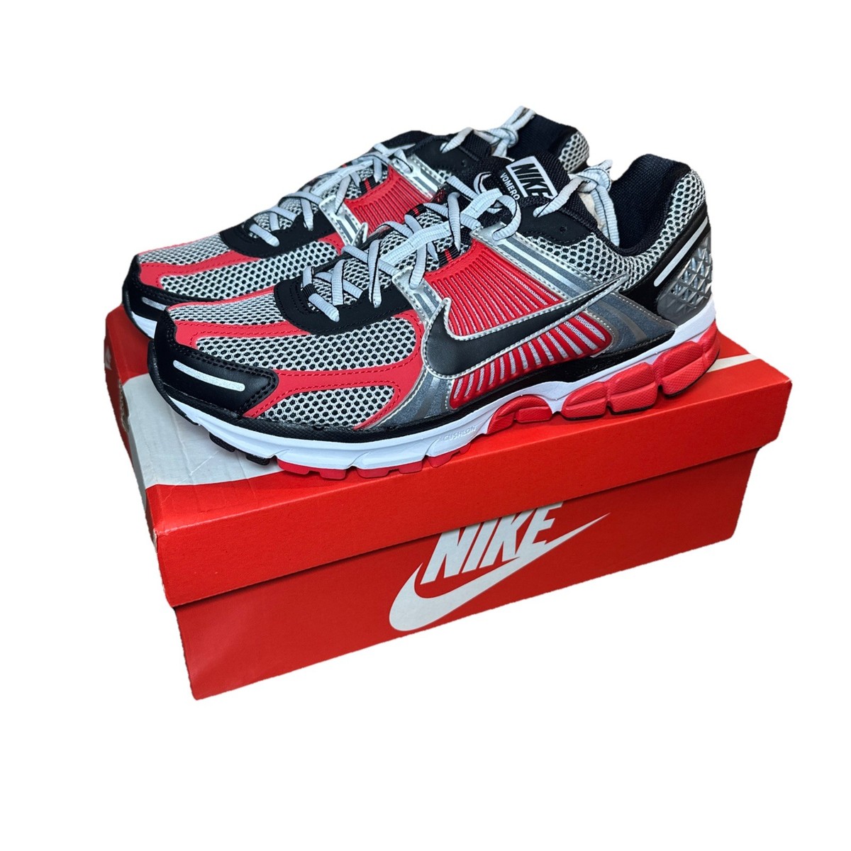 Nike Zoom Vomero 5 Shoes Black University Red HV0926-095 Men's