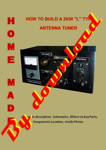 Antenne Tuner 2 KW Homemade – Radio Amateur, Manuel, Pour Pièces (non Testé)