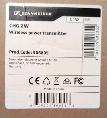 Sennheiser Wireless Power Transmitter/Ladegerät 506805. Nagelneu. Unbenutzt.